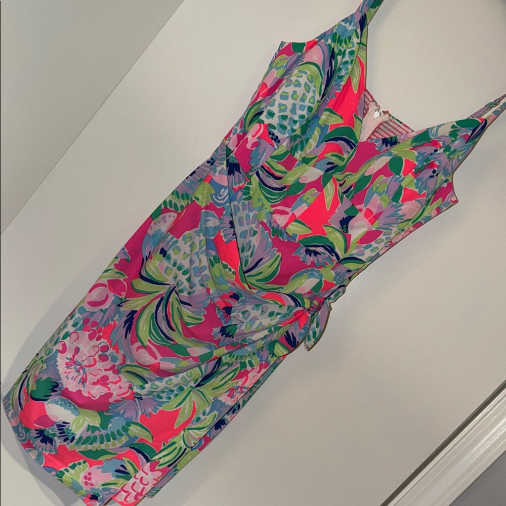 Lilly Pulitzer White and Pink Dress